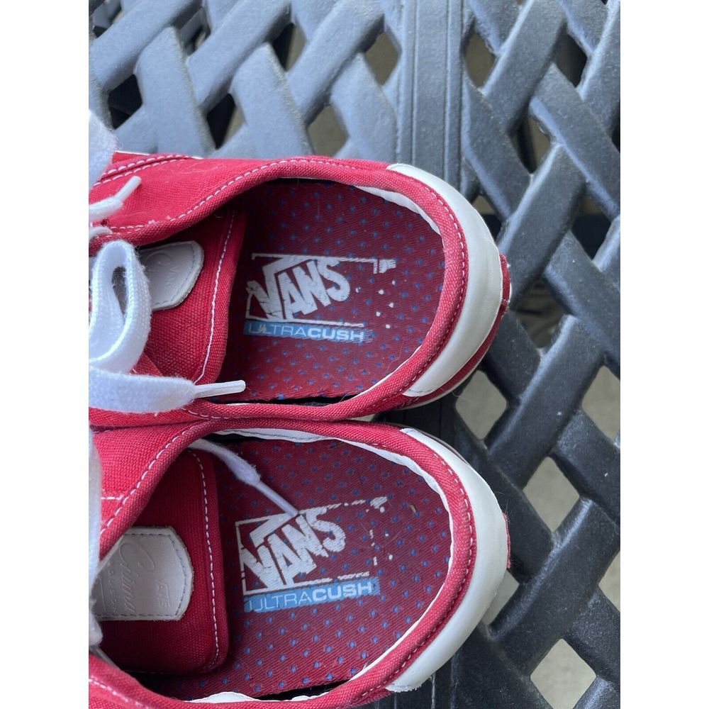 VANS Chima Ferguson Pro Skate Off The Wall Men's Size 10 Red Sneakers - Picture 5 of 7